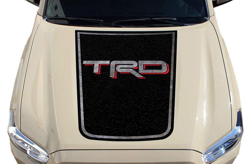 TRD Logo Wrap Hood Vinyl Decal Sticker for Toyota Tacoma 2016-2017