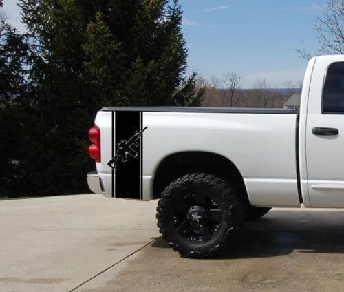 AR15 Ute Tray Stripe Sticker Decal Set (2) Chevy Dodge Nissan Toyota Musclecar GMC 2