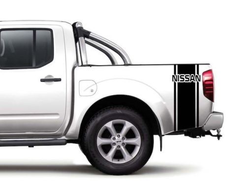 Custom Truck Bed Stripe Sticker Decal Set of (2) for Nissan Pickup
