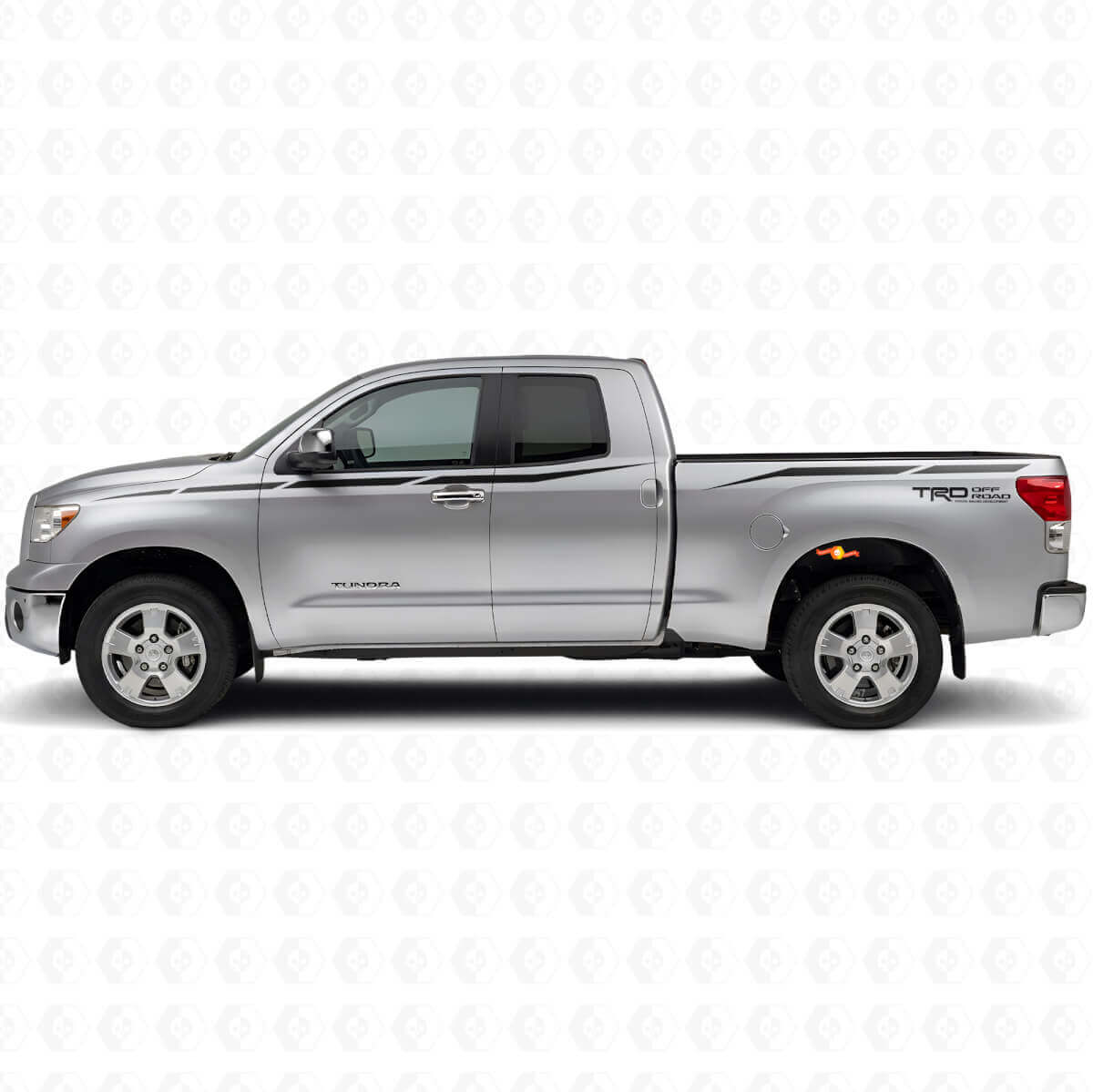 TRD Sharped Stripes Side Vinyl Decal Kit for Toyota Tundra 2007-2013