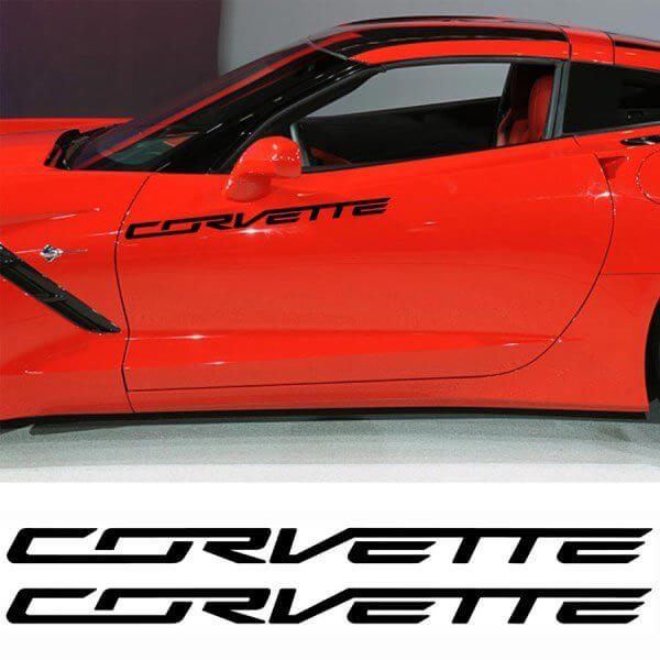 Chevrolet Corvette Motor Sports Decal Sticker 2