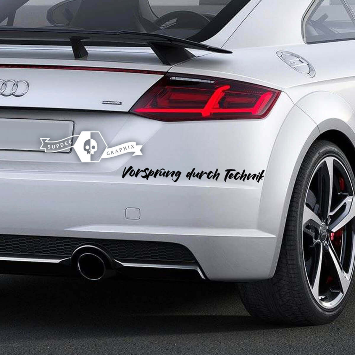 Pair Lettering Vinyl Decal Sticker Emblem Logo Vinyl A Type For Mercedes-Benz
