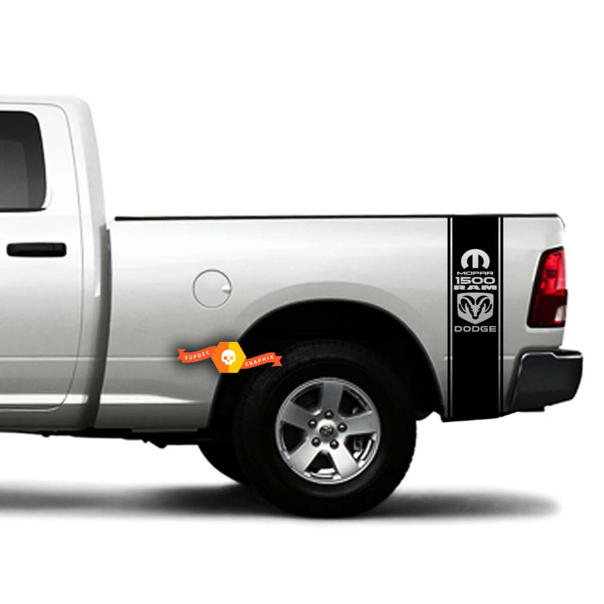 Dodge Ram 1500 2500 3500 TRUCK bed box stripe decal vinyl Sticker MOPAR
