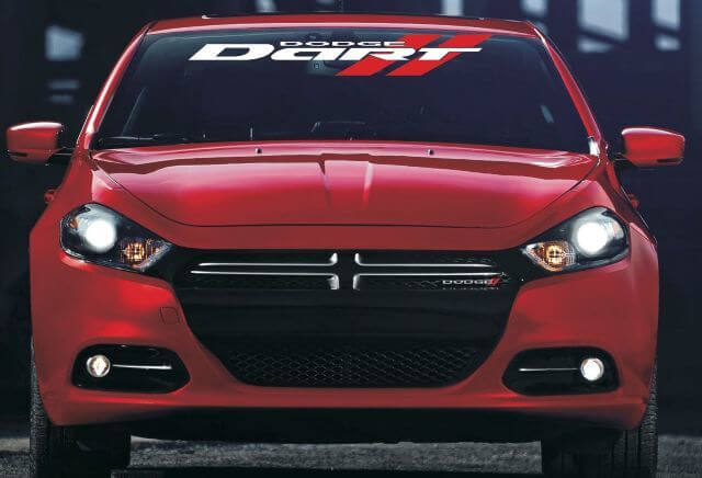 Brand Logo Windshield Vinyl Decal Sticker for Dodge Dart