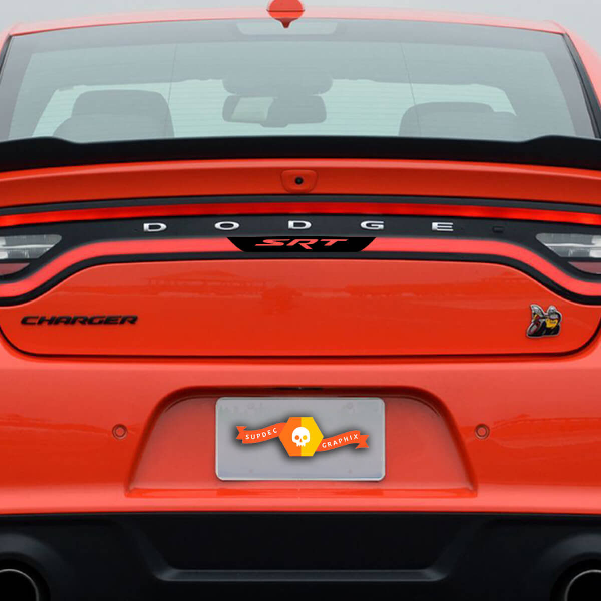 SRT rear stop light vinyl decal sticker for Dodge Charger 2021