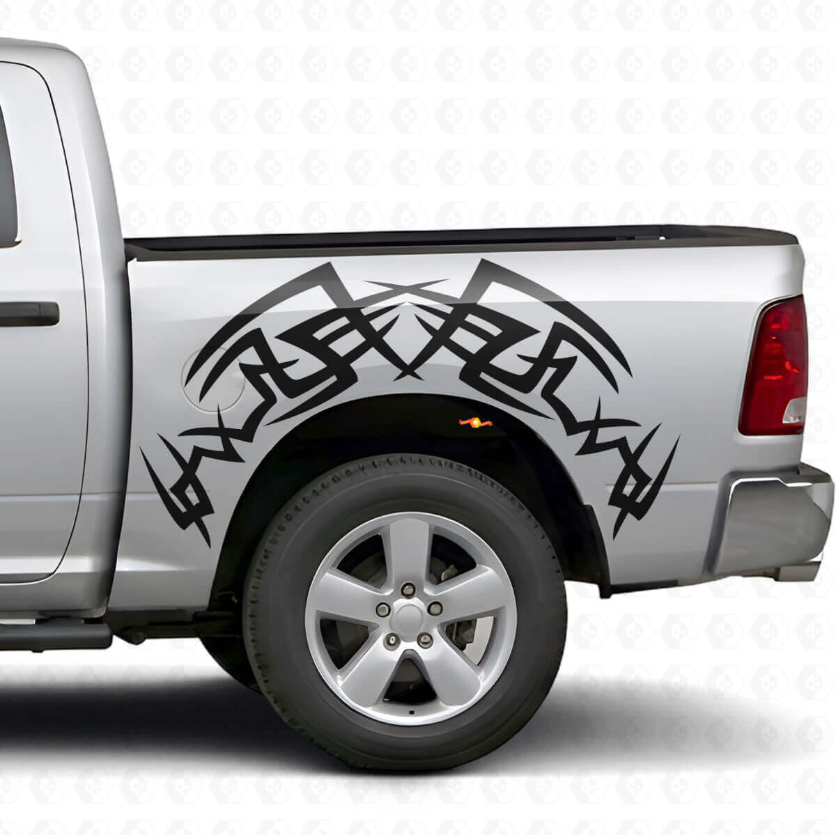 Tribal Bed Side Vinyl Decal Kit for Dodge Ram 1500/2500 2009-2018