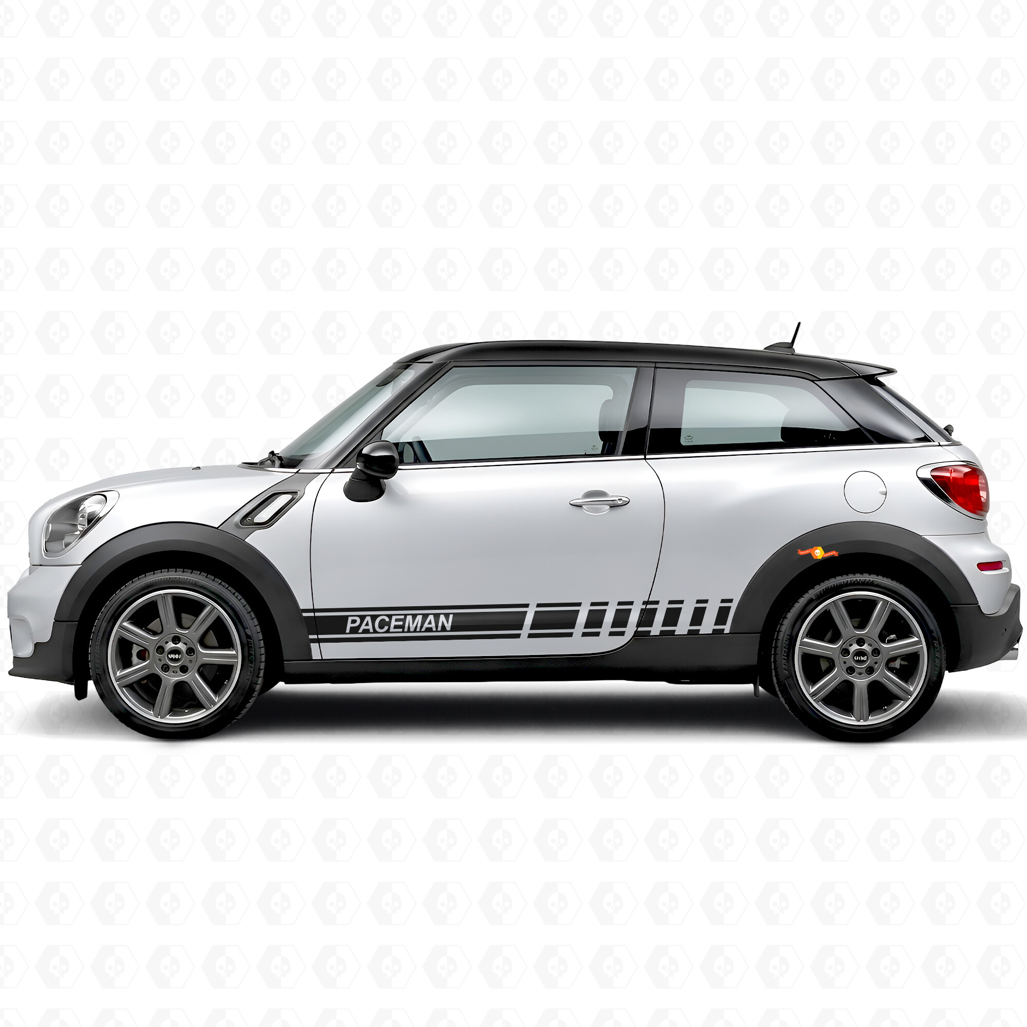 Branded Racing Stripes Side Vinyl Decal Sticker for MINI Paceman