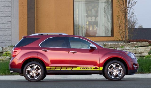 Multiple Color Graphic Trax / Equinox / Traverse Car Racing Decal Sticker