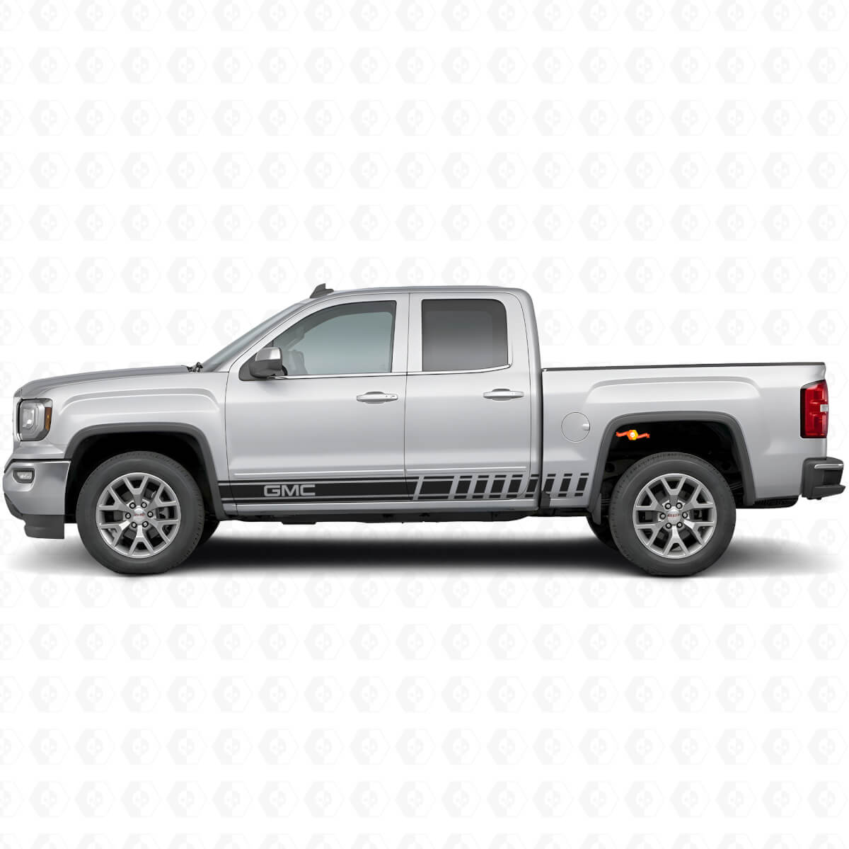 GMC Logo Stripes Side Vinyl Decal Sticker for GMC Sierra