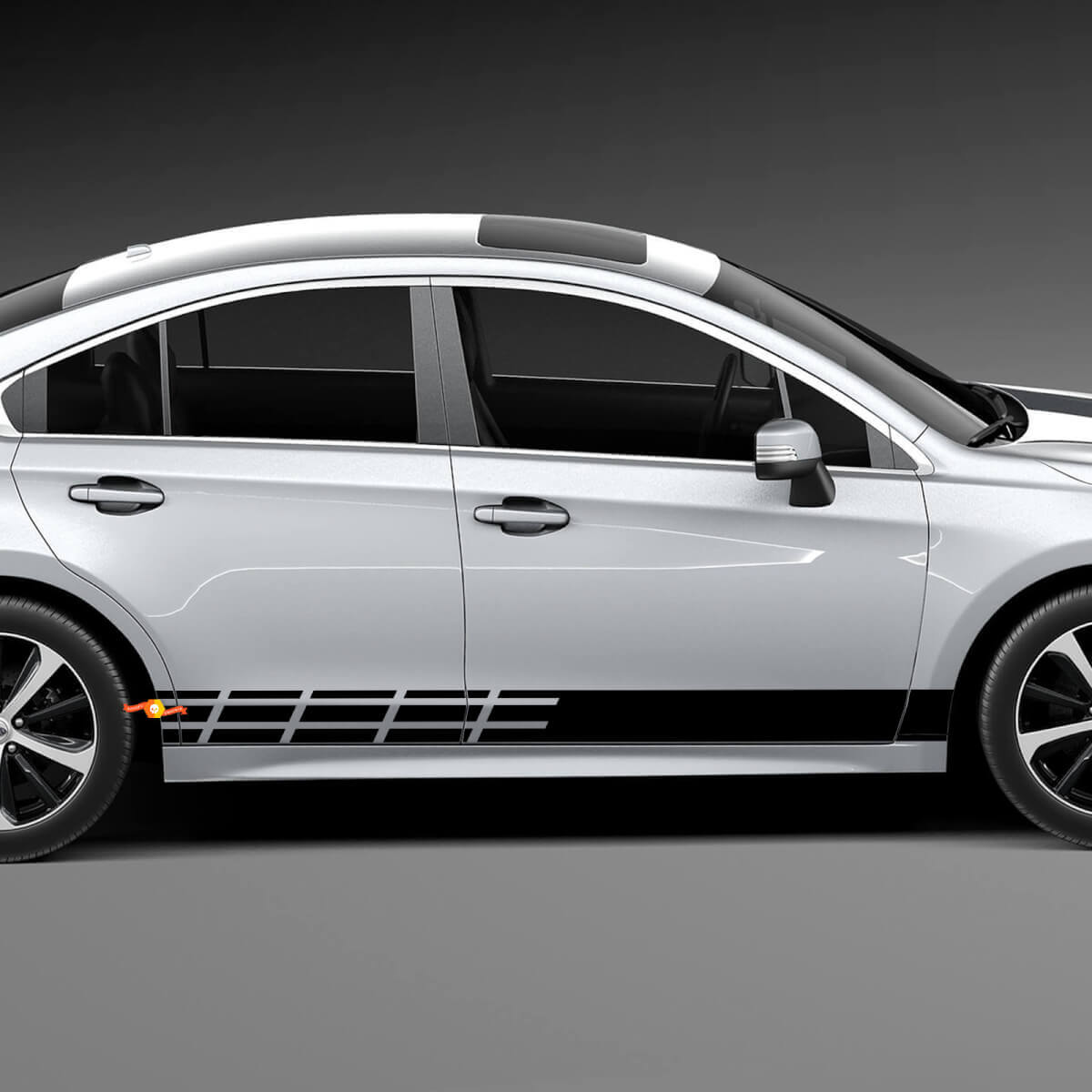 Multiple Color Graphics Impreza / Legacy Car Racing Art Decal Sticker