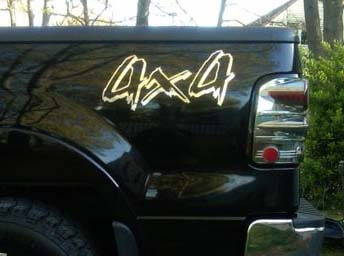 4x4 Jeep Decal Sticker truck Chevy Musclecar GMC dodge #1
