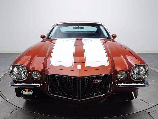 Dual Outline Stripes Hood & Trunk Vinyl Decal Kit for Chevrolet Camaro Z28 1970-73