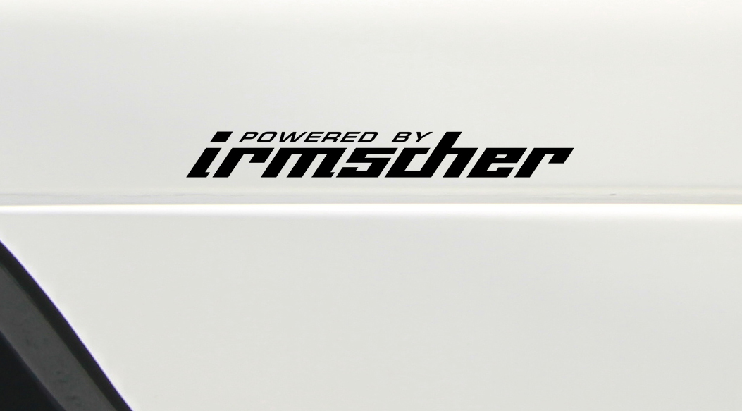 4x Powered by Irmscher Opel Sport Racing fits to Astra Vectra Omega Frontera Senator Monza GT