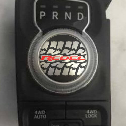 Dodge Ram Rebel Shift Knob Decal Sticker Graphic Vinyl Gear Park Drive Neutral