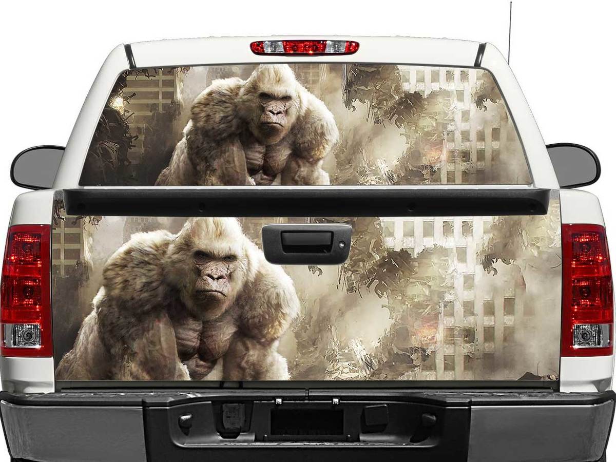 Rampage Movie George Rear Window or Tailgate Vinyl Decal for Pick-up Trucks SUVs