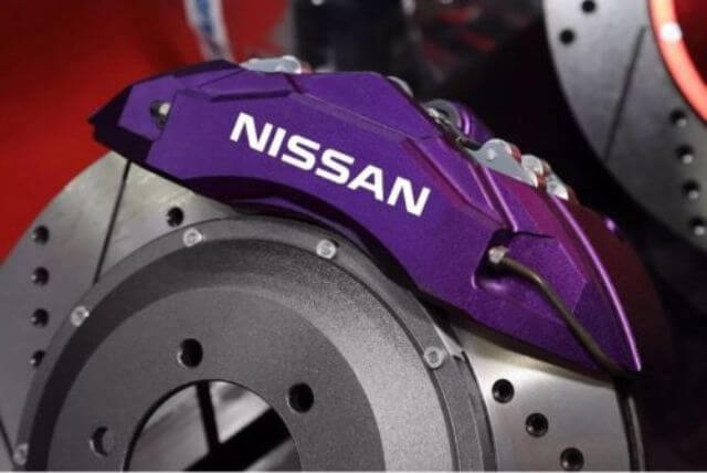 Nissan Brake Caliper High-Temp Vinyl Decal Set for Nissan Cars