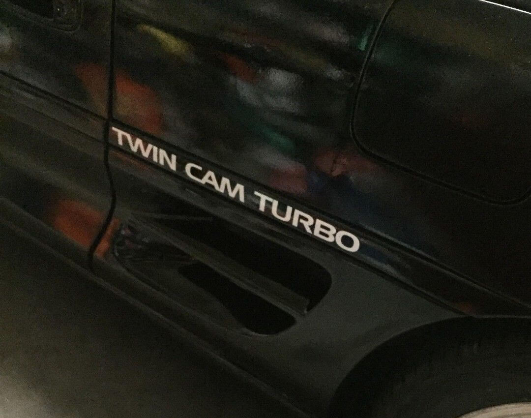Twin Cam Turbo Side Vinyl Decal Set for Toyota MR2 SW20 1991-1999