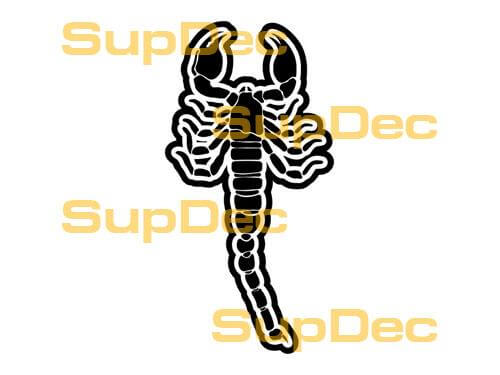 Scorpion Vinyl Art Wall Window Bathroom Sticker Decal #12
