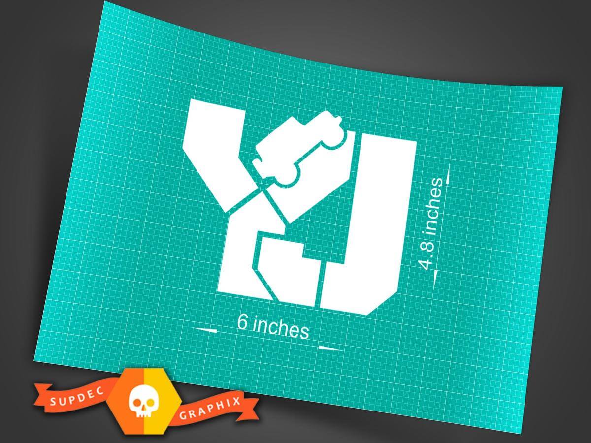 Jeep YJ Wrangler Decal stickers hood door fender YJ rubicon