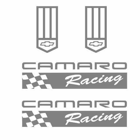 Camaro Racing Sticker badge any color Decal chevy z rs ss zl1 z28 lt iroc emblem
