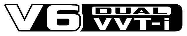 V6 Dual VVT-i Side Vinyl Decals Set for Toyota Prado