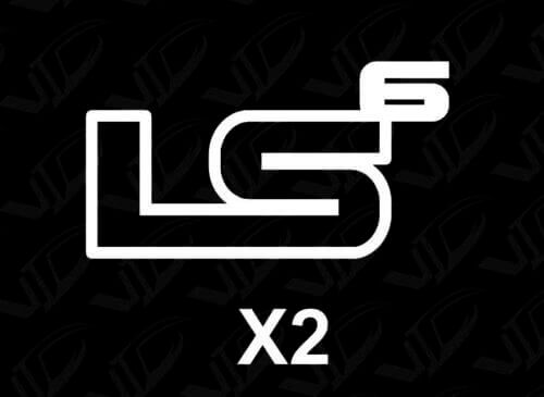 LS6 Logo Side Vinyl Decal Set for Corvette and CTS-V
