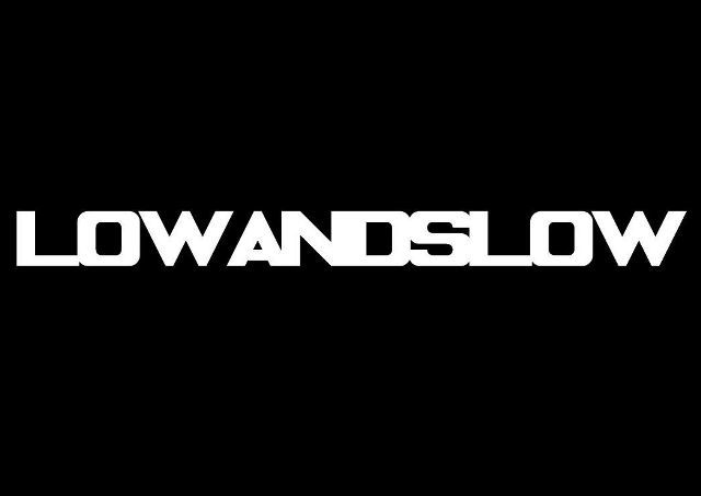 Low And Slow - Vinyl Decal Sticker - JDM Euro Car Truck WHITE Slammed Lowered