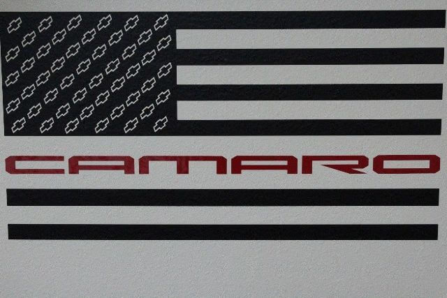 Camaro ZL1 graphic, Sticker Decal american flag, Chevy Camaro ss, LT
