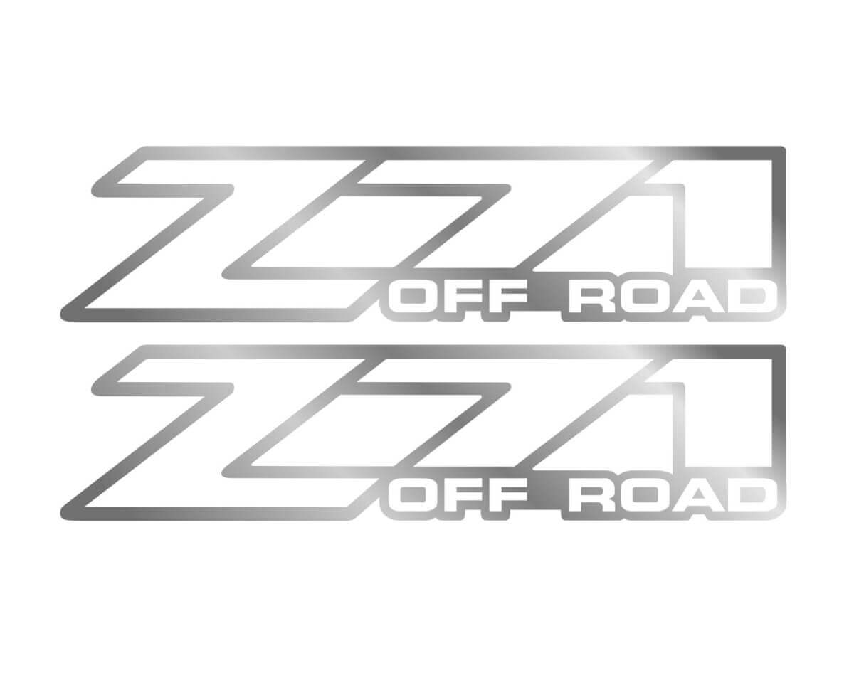 set 2 - Z71 Offroad 2001 - 2006 sticker decal Chevy Silverado 4x4
