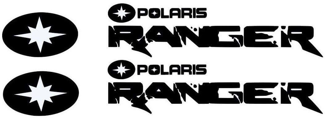 Polaris Ranger Logo Vinyl Decal Set for Polaris Ranger RZR 800-1000 XP