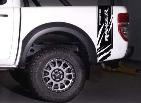 FORD RANGER Wildtrak logo side bed stripe graphics decal sticker tailgate 06-18