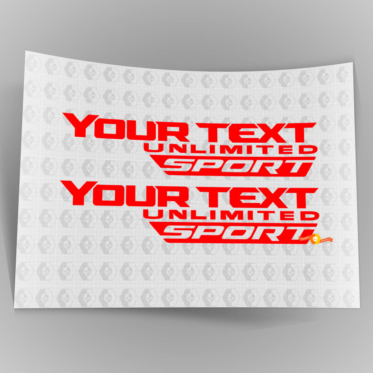 Unlimited Sport Side Vinyl Decal Sticker for Jeep Wrangler