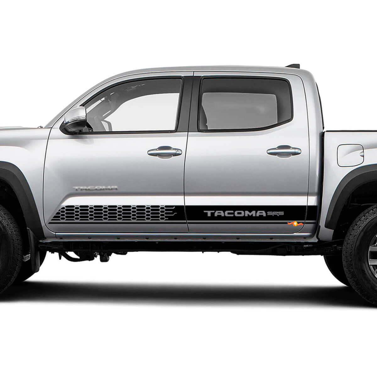 Autoclaved Door Side Stripes Vinyl Decals Graphics Sticker Kit For Toyota Tacoma