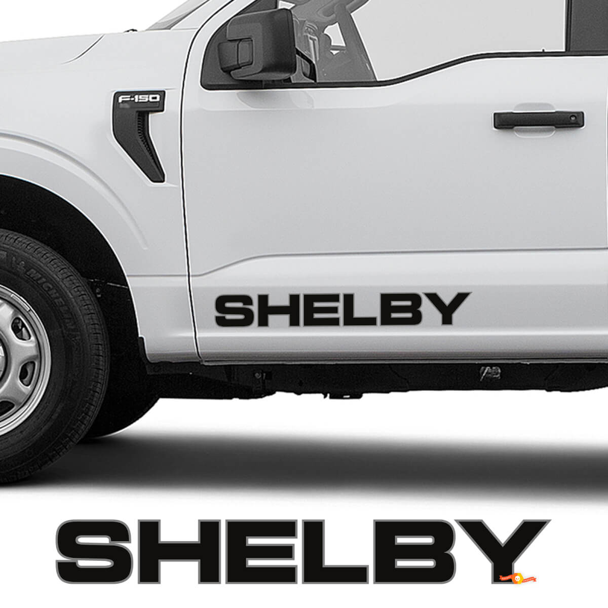 Side Doors Shelby SUPER SNAKE SPORT decals stickers for Ford F-150
