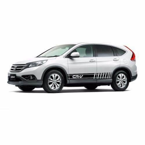 2X Multiple Color Graphics Strip Car Racing Vinyl Decal Sticker for Honda CR-V