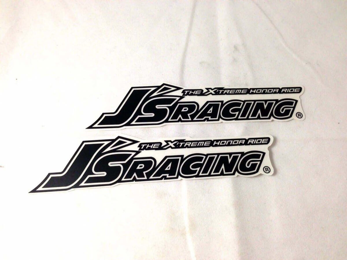 J's Racing Style Side Vinyl Decal Set for Honda Civic Integra S2000