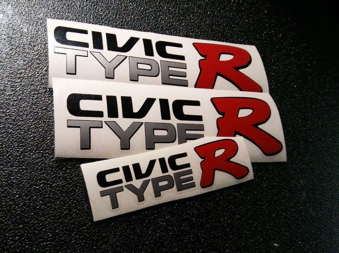 Civic Type R Style Vinyl Sticker Set for Honda Civic EK9