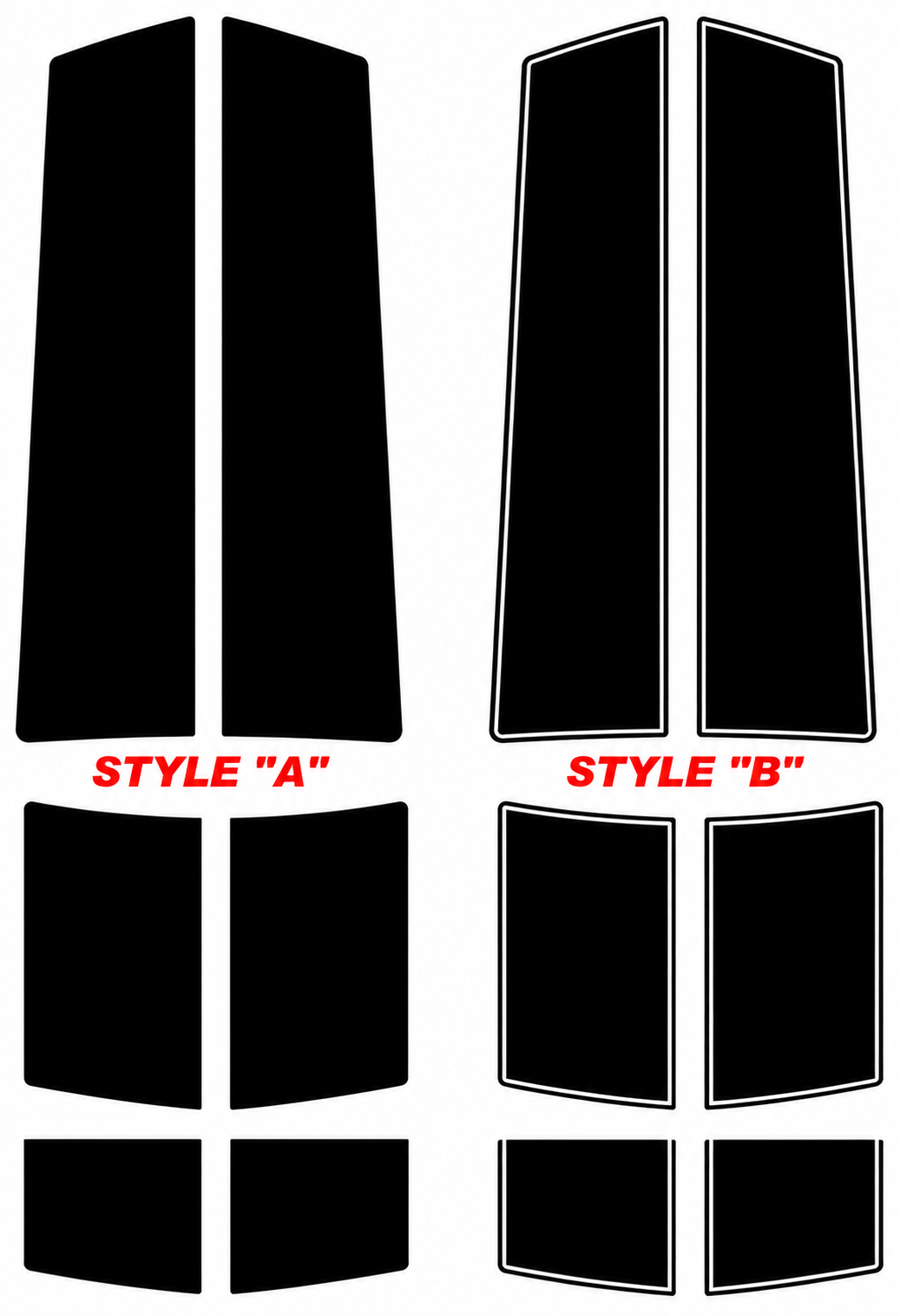 Narrow Rally Stripe Kit Hood Trunk Vinyl Decal Sticker for Chevrolet Camaro 2010-2013