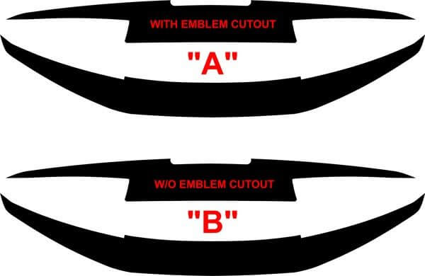 2016 & Up Chevrolet Camaro Rear Trunk & Bumper Combo  Blackout Vinyl Decals Stickers kit
