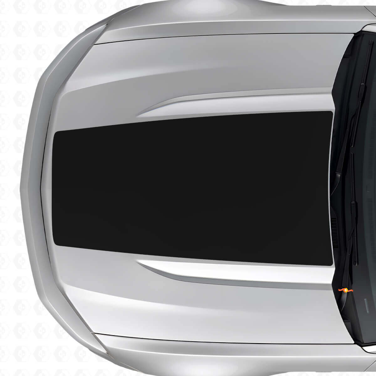 Blackout Center Hood Stripe Vinyl Decals Stickers for Musclecar Musclecarmodel 2015-2020