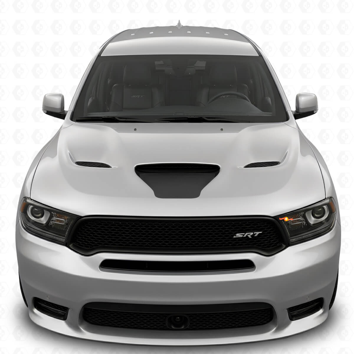 Sport Hood Scoop Blackout Sticker Decal Kit for Dodge Durango