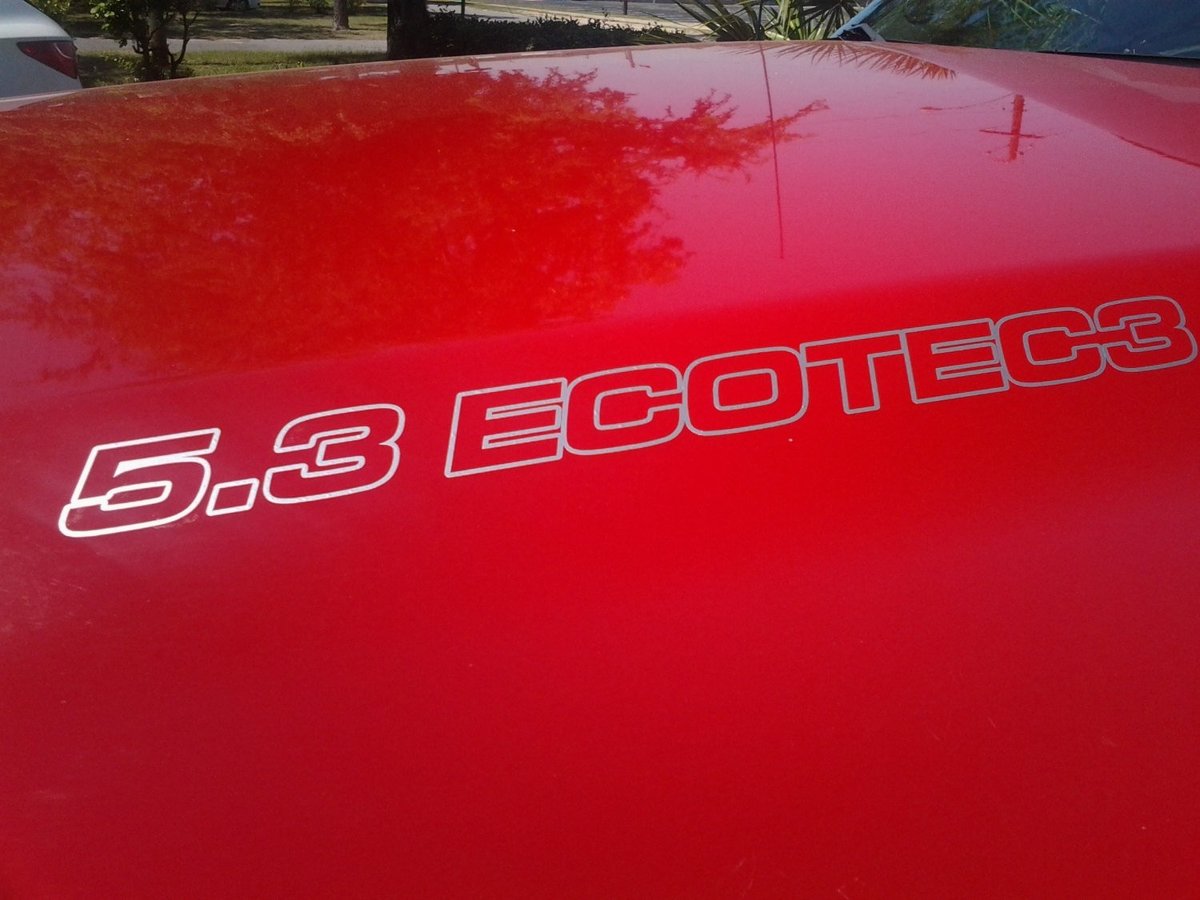 5.3L ECOTEC3 Hood Decals - Chevrolet