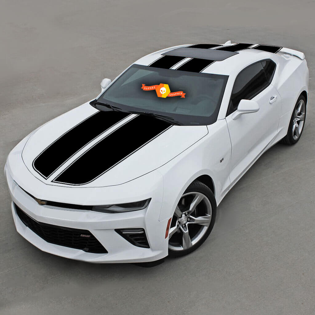 Chevrolet Camaro 2016-2018 Top Rally Sport Stripes W/ Roof
