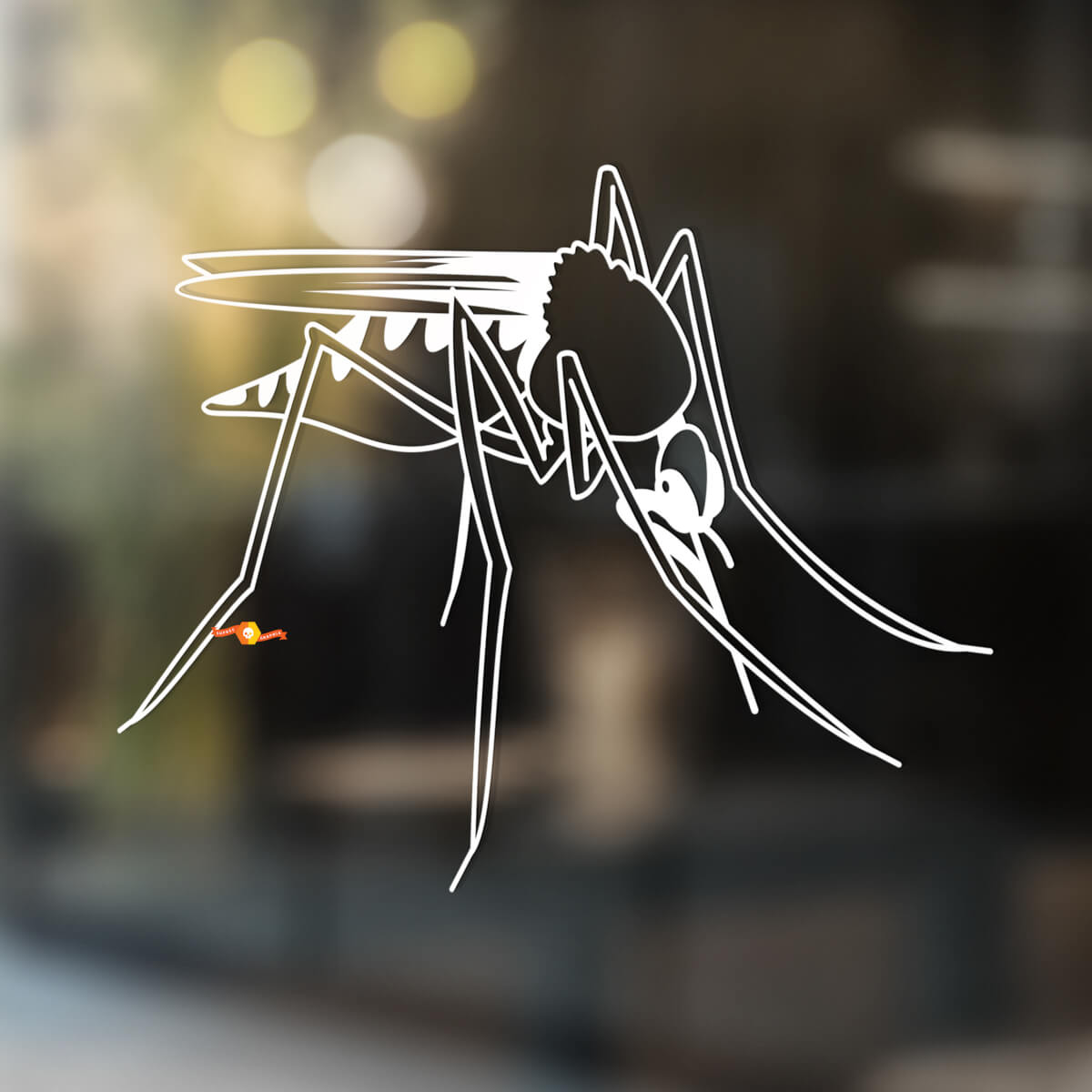 Gnat mosquito Vinyl Art Wall  Window Bathroom Sticker Decal #2