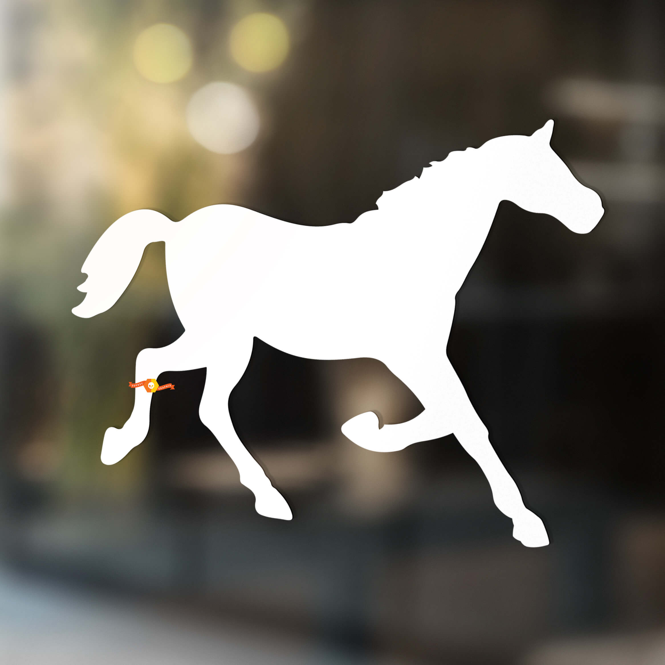 Horse Vinyl Art Wall  Window Bathroom Sticker Decal #4