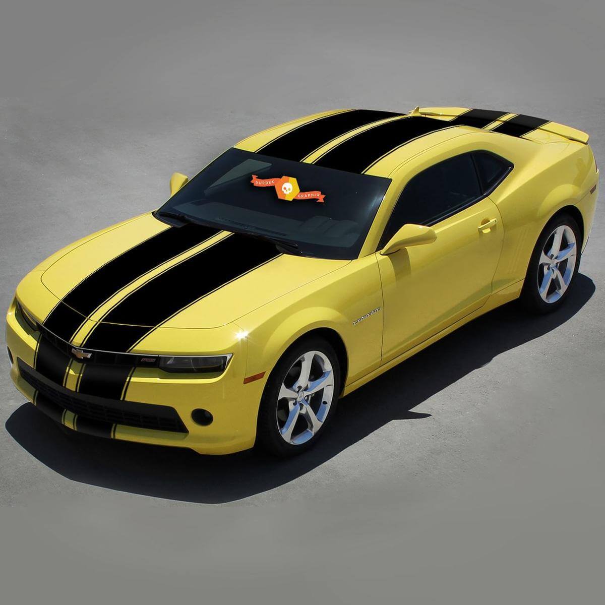 Racing Stripes Full Top Side Vinyl Decal Kit For Chevrolet Camaro 2010-13