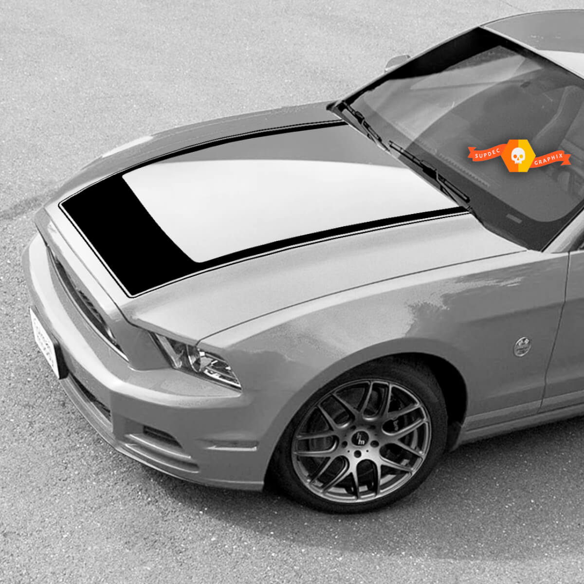 Ford Mustang 2013- 2020 Hood Accent Stripe Decal