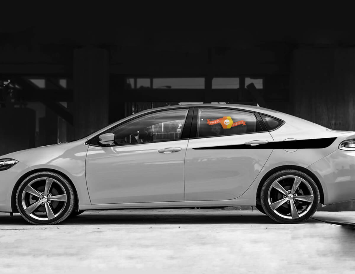 Dodge Dart 2013- 2020 Rear Quarter Side Accent Stripes