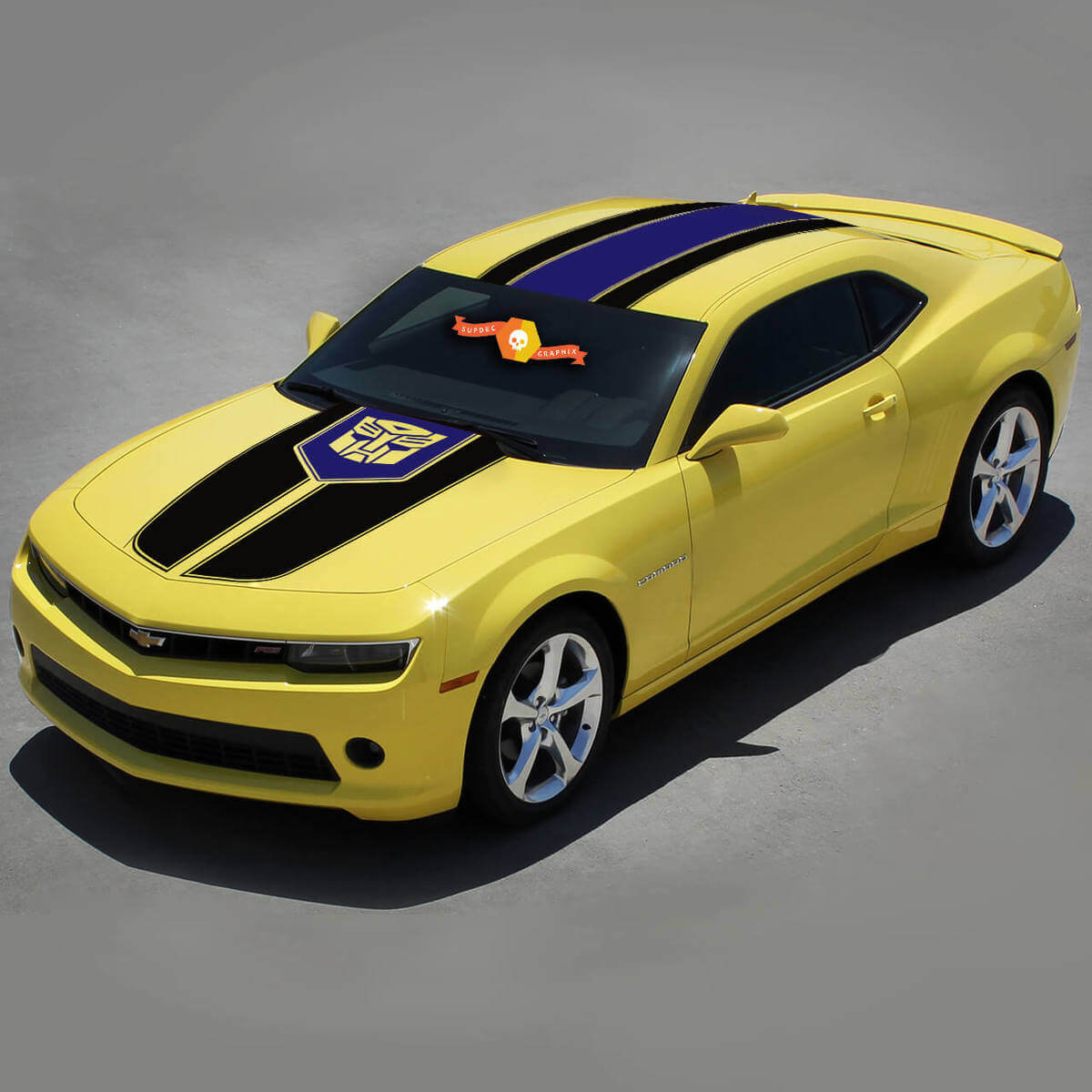 CHEVROLET CAMARO 2010-2015 MULTI-COLOR RACING Transformer Style STRIPES
