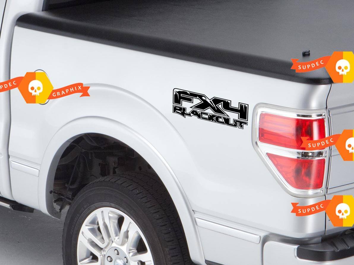 Musclecar truck FX4 Blackout power truck Style Decal Sticker truck
